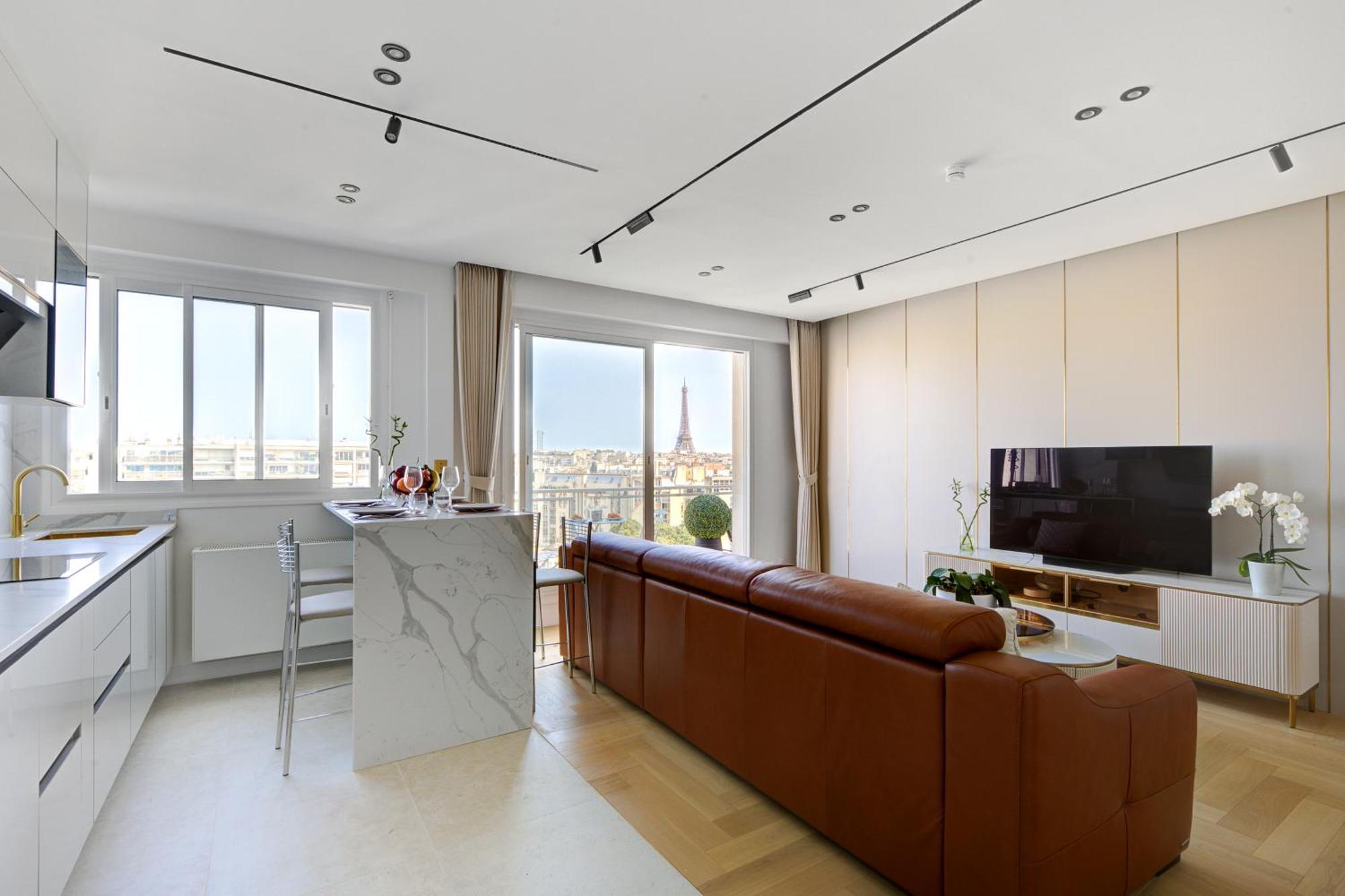 101 Penthouse Royal A Avec Vue Imprenable Sur La Tour Eiffel