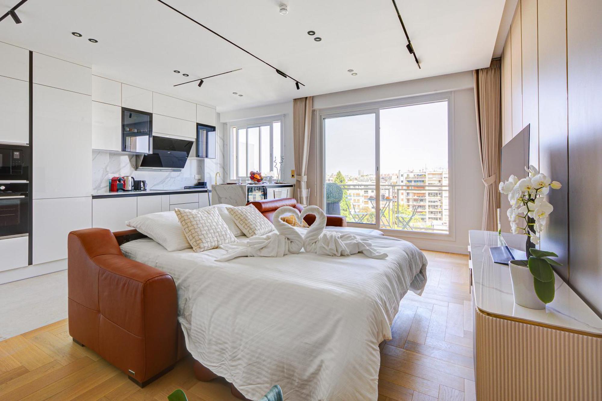 Appartamento 101 Penthouse Royal A Avec Vue Imprenable Sur La Tour Eiffel
